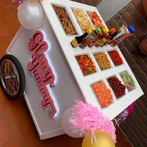 Galer a de fotos carritos de snacks dulces gomitas sabores